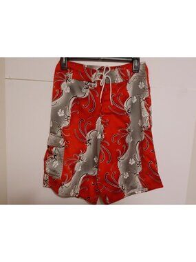 Men's Tru Cal Multi Color Board Shorts Size 28 Swim Trunks